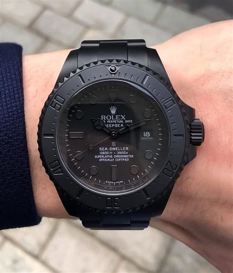 all black Rolex Sea-Dweller